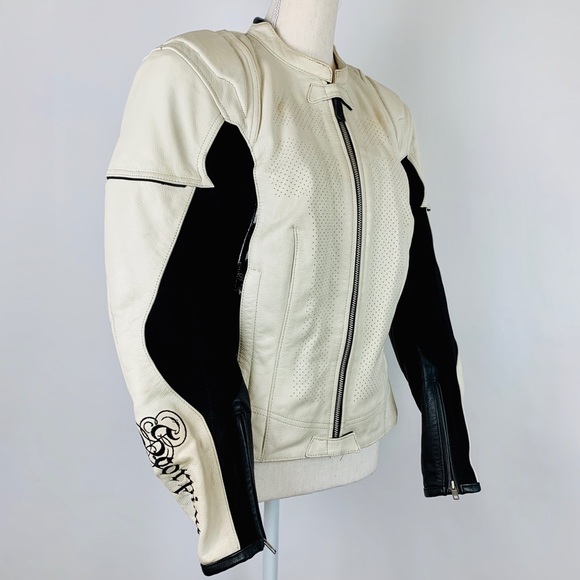 Scorpion Motorcycle Jacket White  M Exo Skeletal - Picture 2 of 8